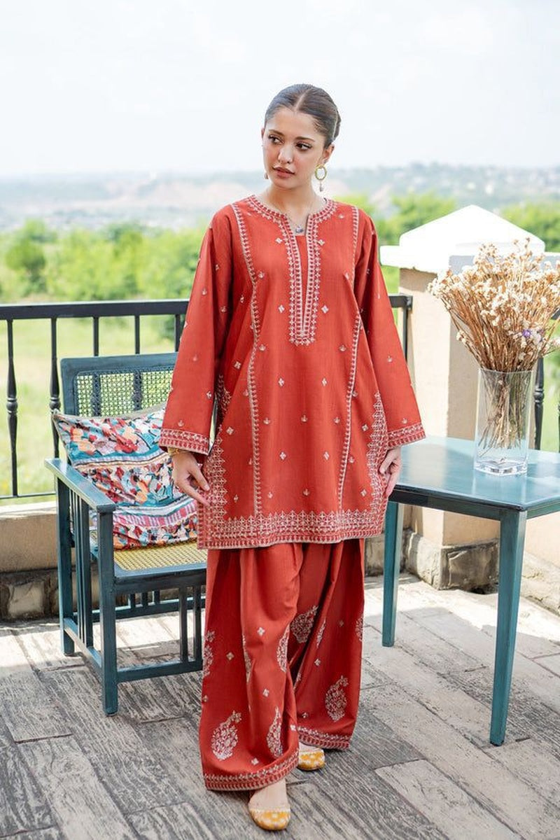2Pc Embroidered Suit-RG531