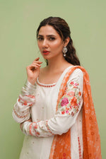 3Pc Embroidered Suit-RG532