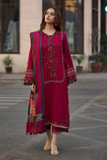 3Pc Embroidered Suit-RG533