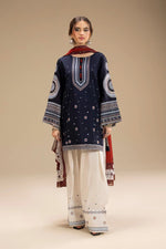 3Pc Embroidered Suit-RG540