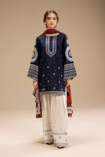 3Pc Embroidered Suit-RG540
