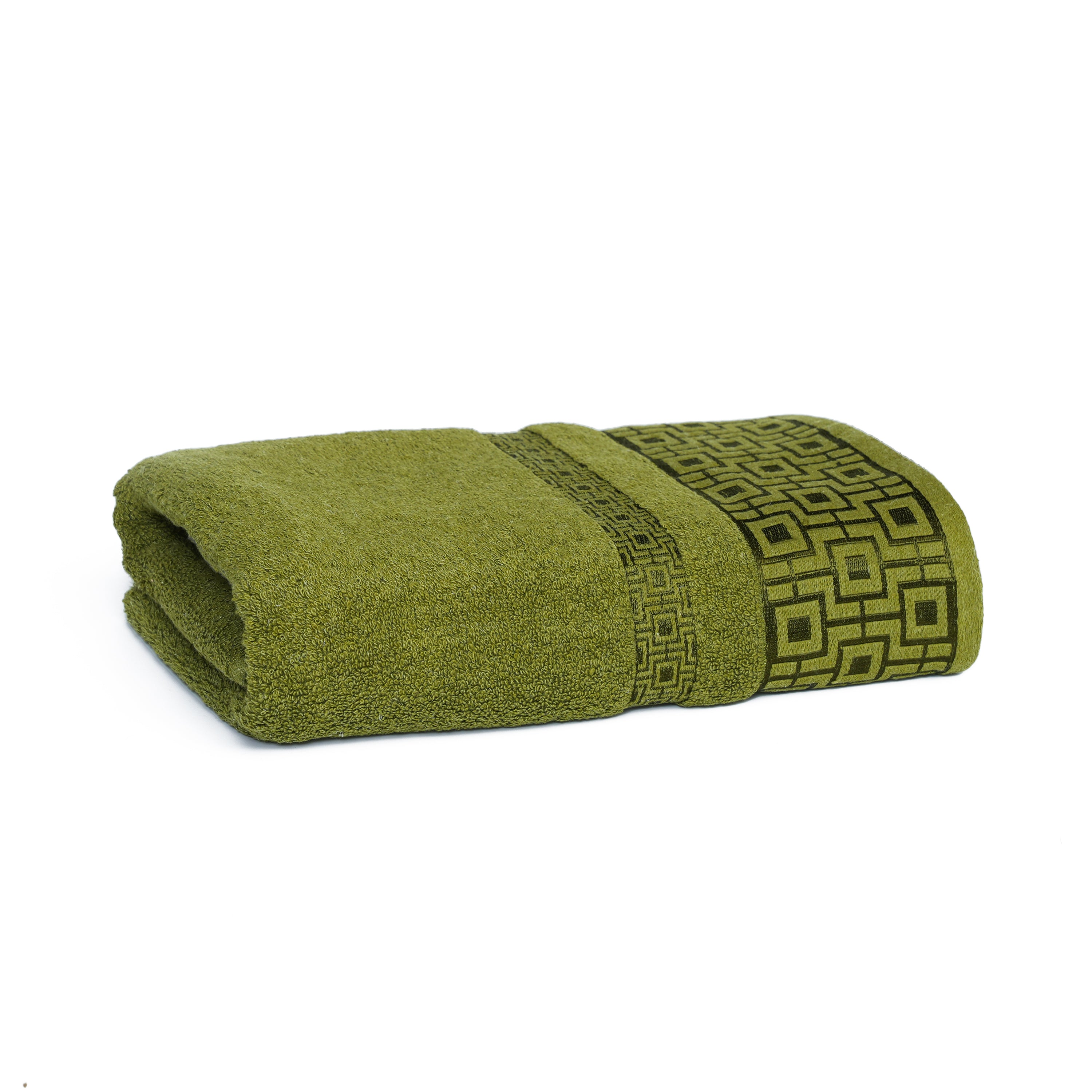 Premium Quality Soft Cotton Towel(Green)