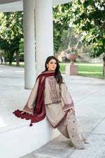3Pc Embroidered Suit-RG541