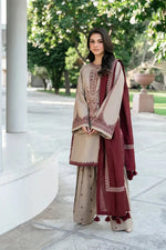 3Pc Embroidered Suit-RG541