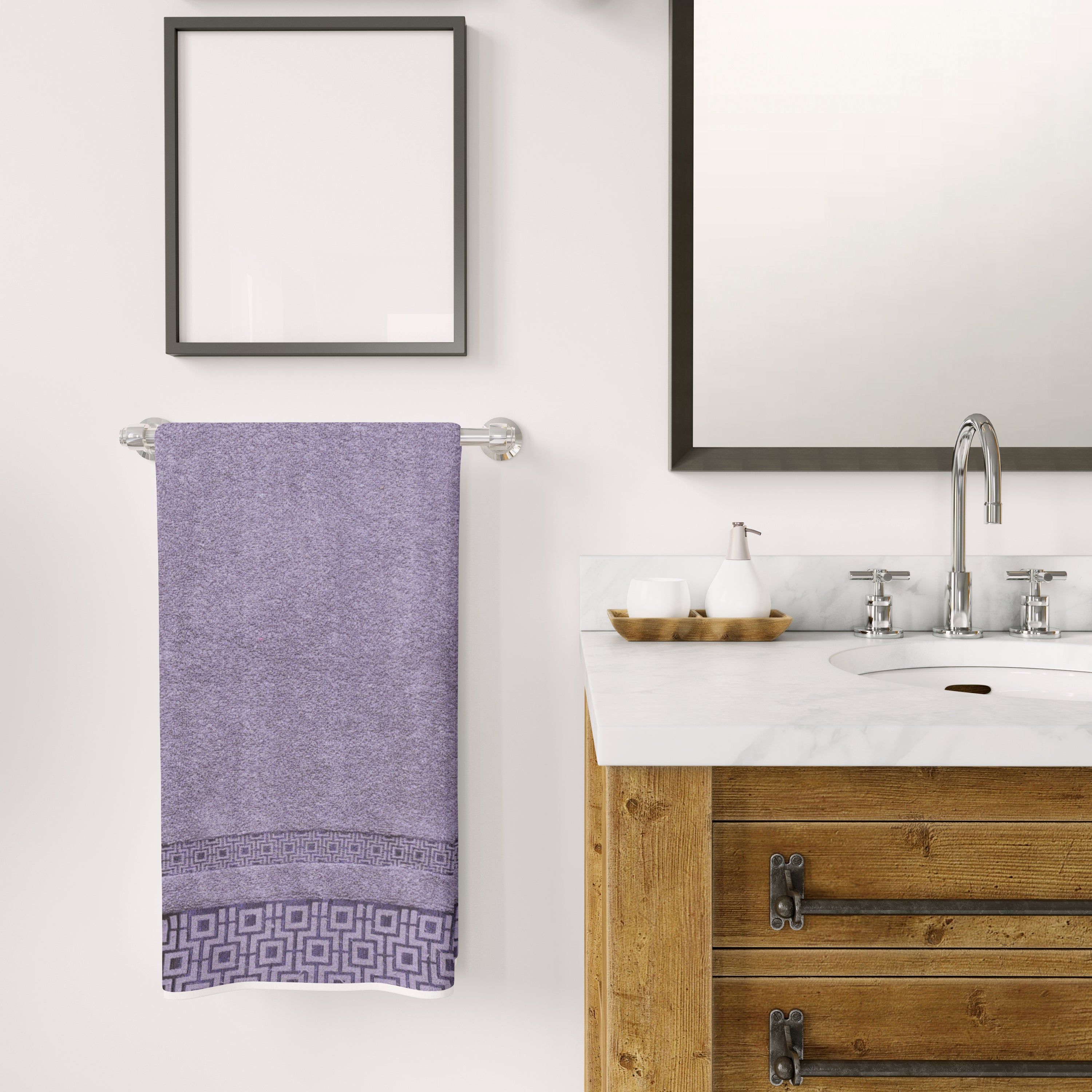 Premium Quality Soft Cotton Towel(Grey)