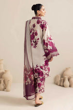 3Pc Embroidered +Printed Suit-RG537