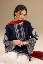 3Pc Embroidered Suit-RG540
