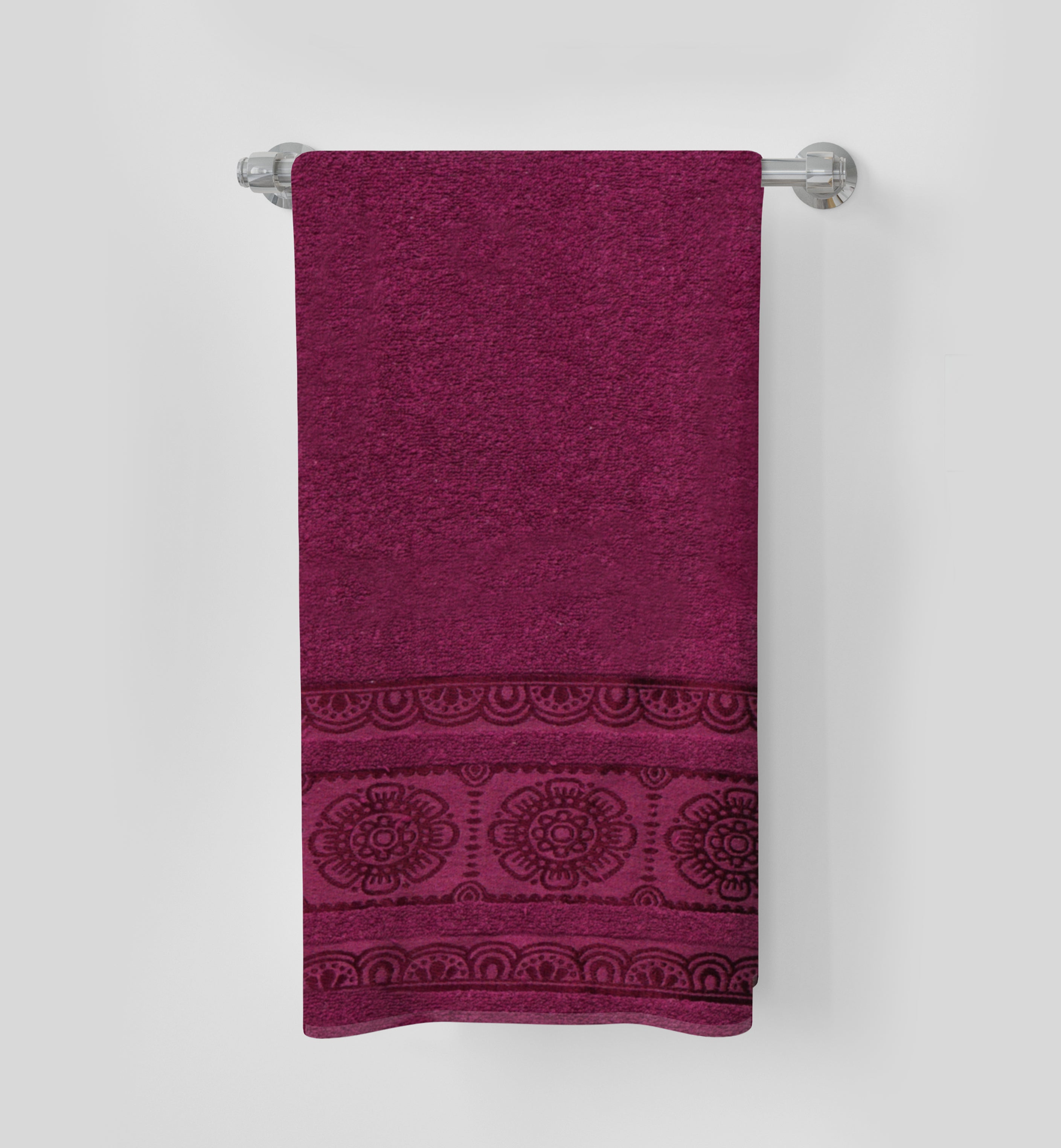 Premium Quality Soft Cotton Towel(Purple)