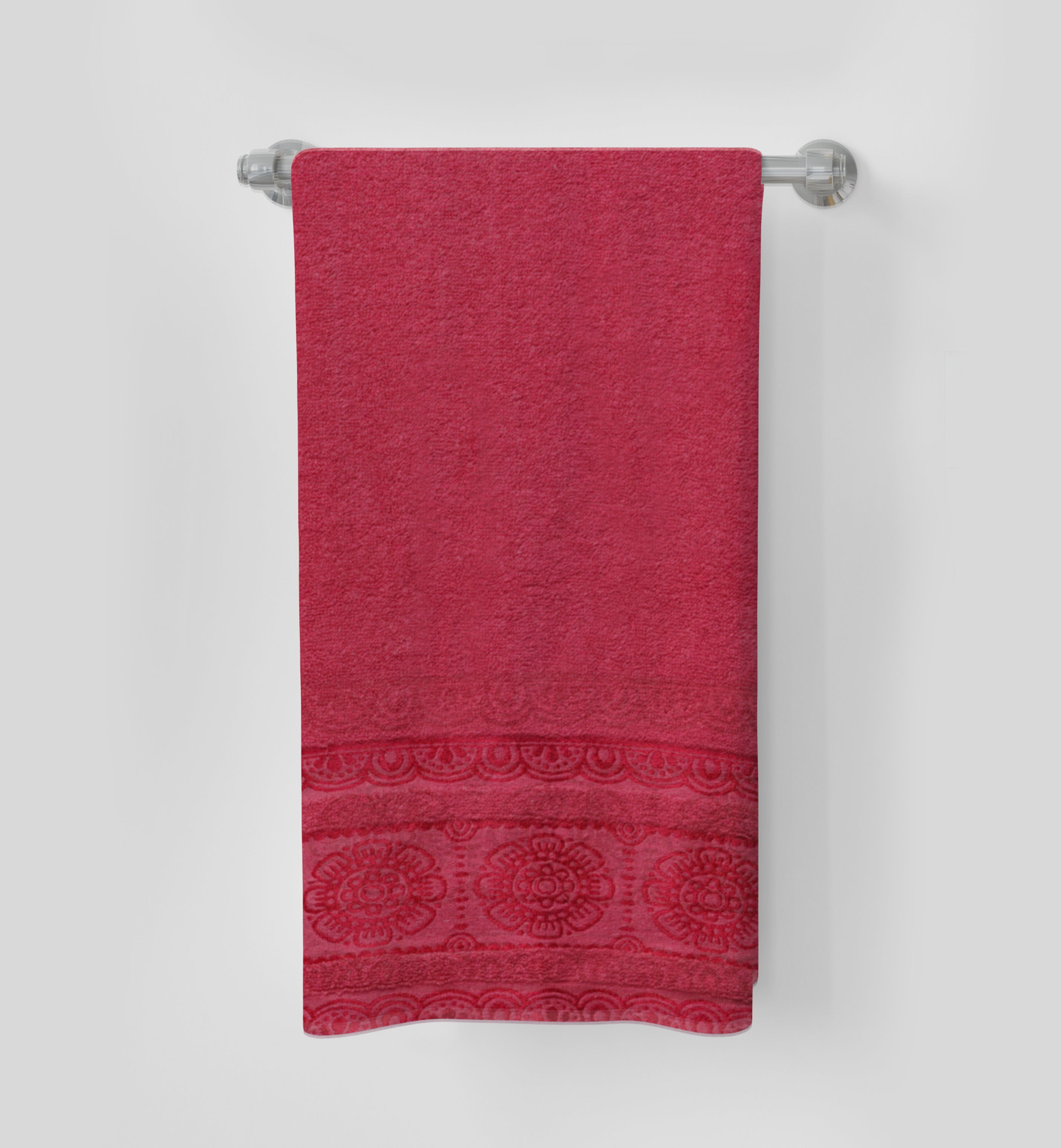 Premium Quality Soft Cotton Towel(Pink)