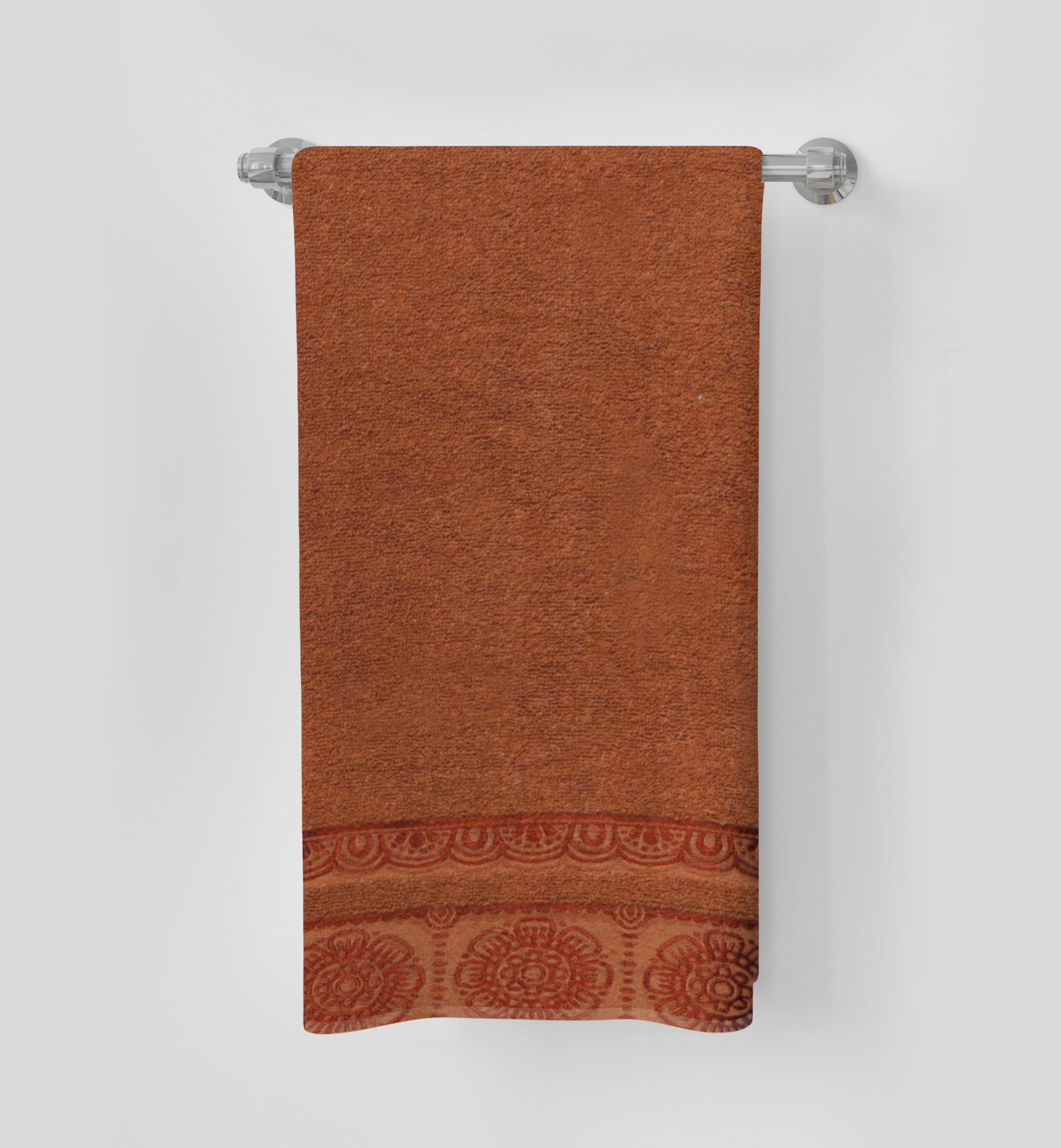 Premium Quality Soft Cotton Towel(Brown)