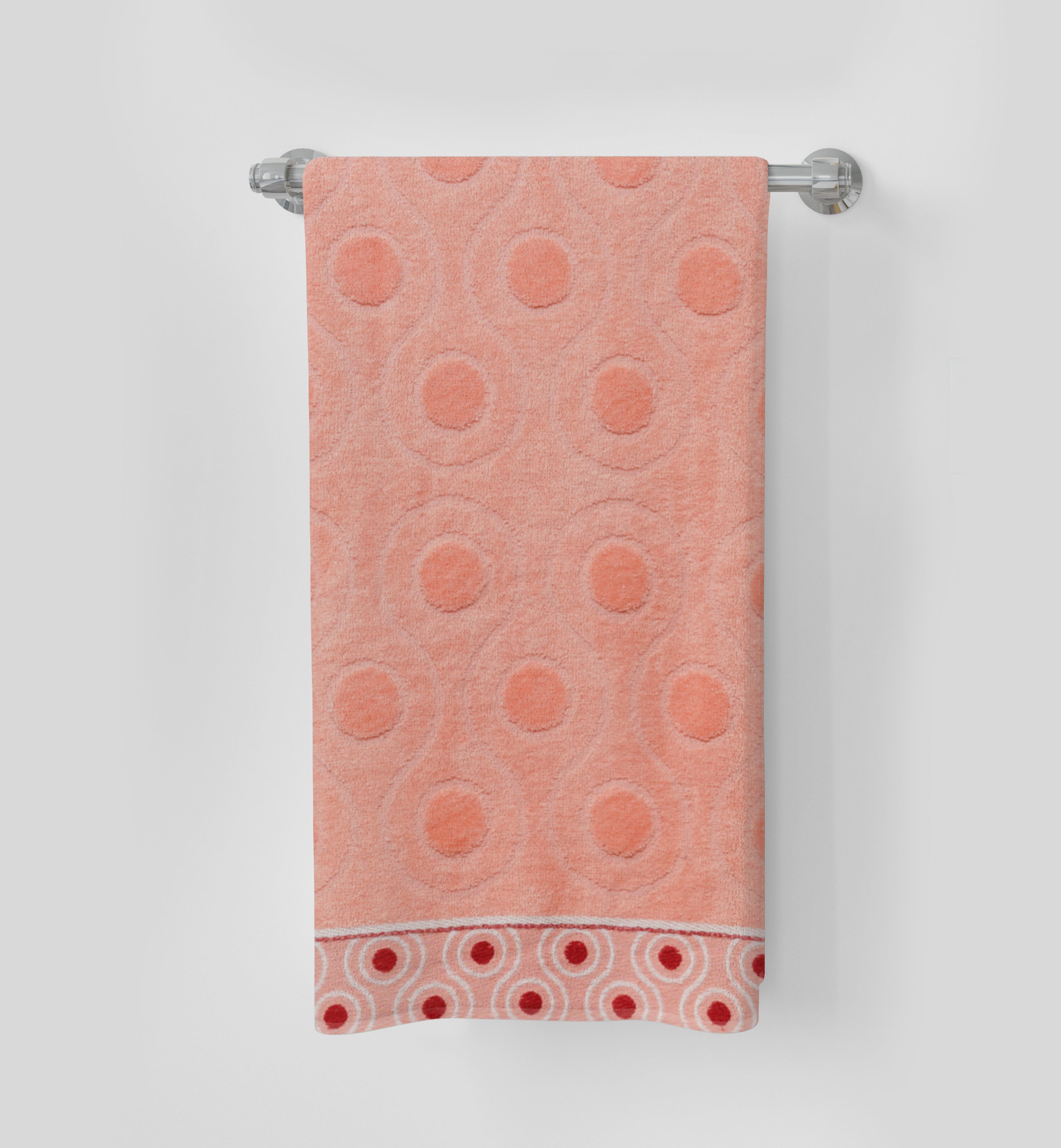 Peach color online towels