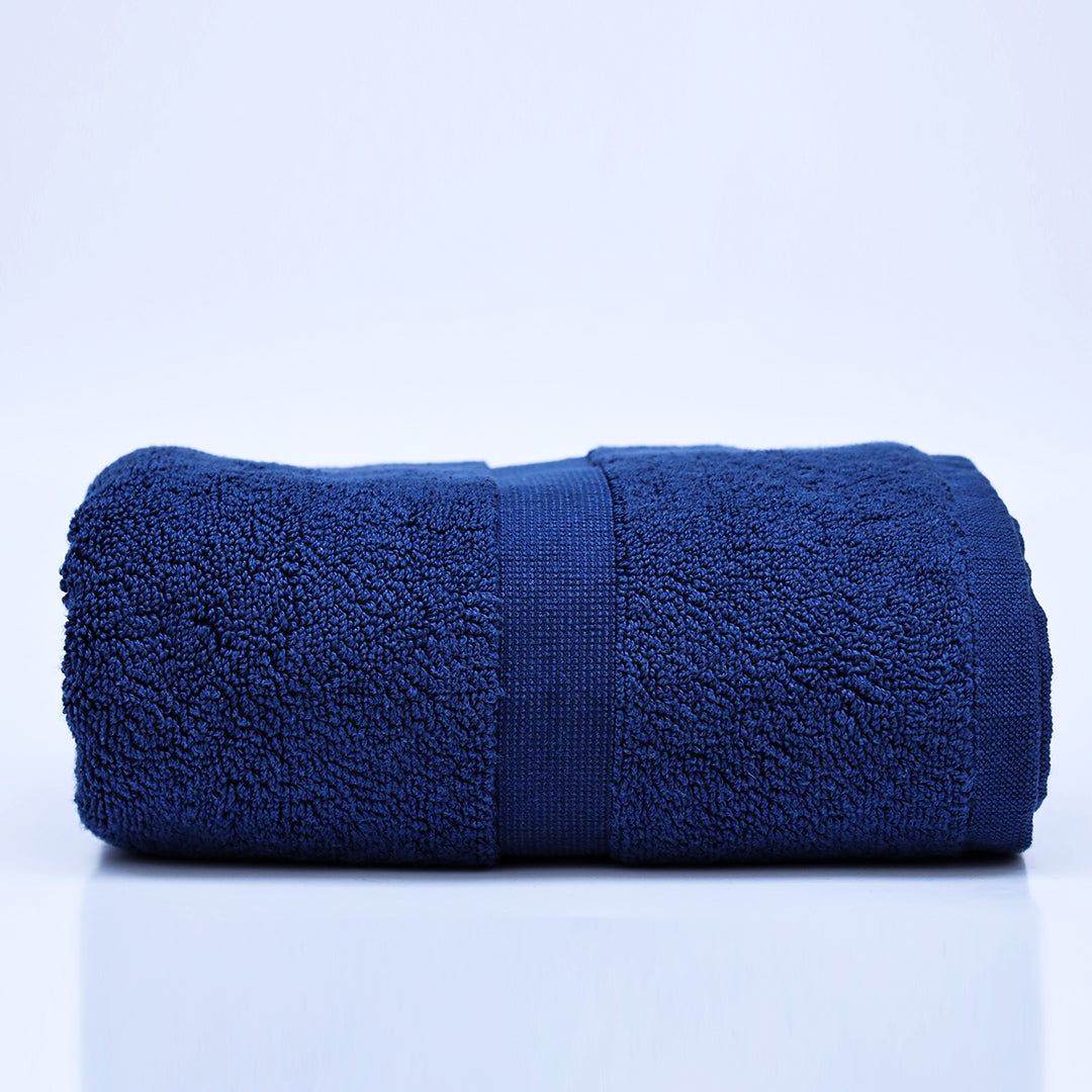 Premium Quality Cotton Towel (Dark Blue)