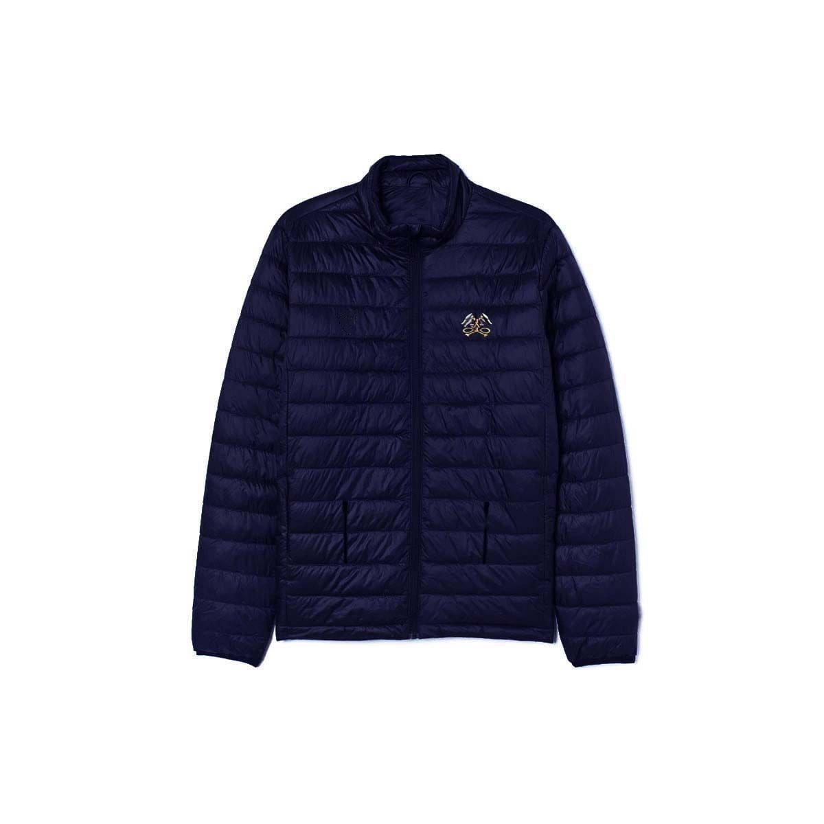 Unisex Full Sleeve Puffer Jacket (Navy Blue)